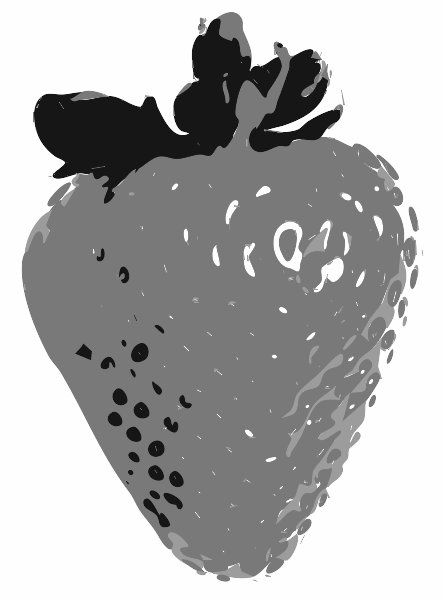 Stencil of Strawberry