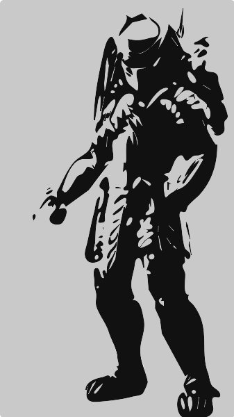 Stencil of Predator