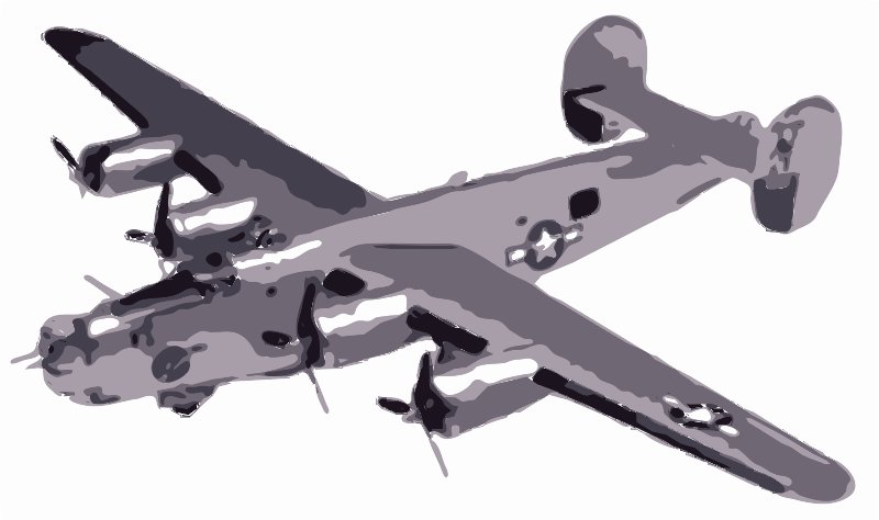 Stencil of B-24