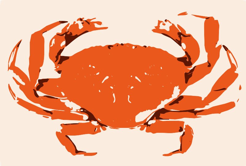 Stencil of The Crab