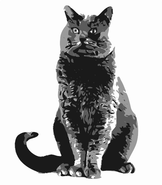 Stencil of Cat
