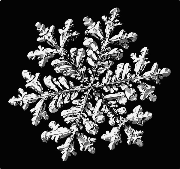Stencil of Snowflake 3