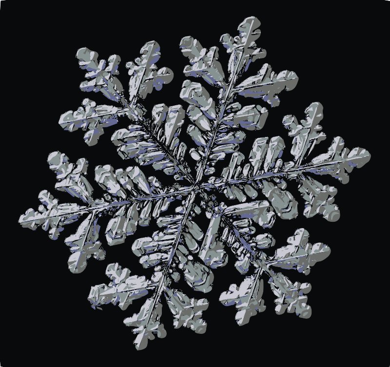 Stencil of Snowflake 3