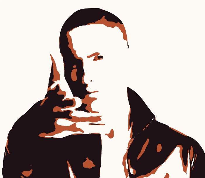 Stencil of Eminem