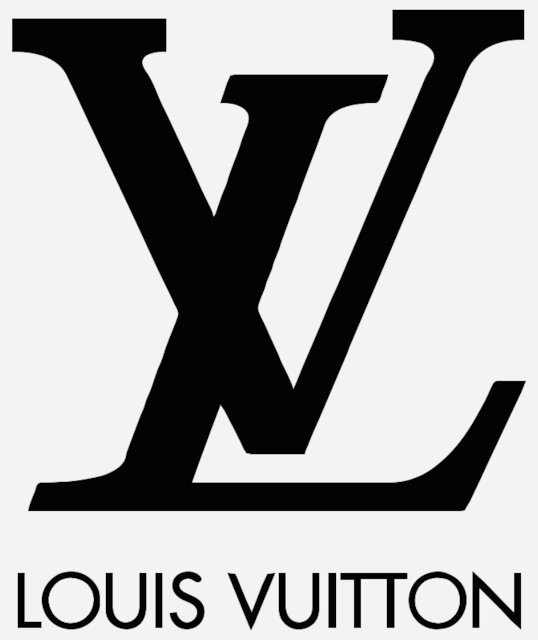 Stencil of Louis Vuitton