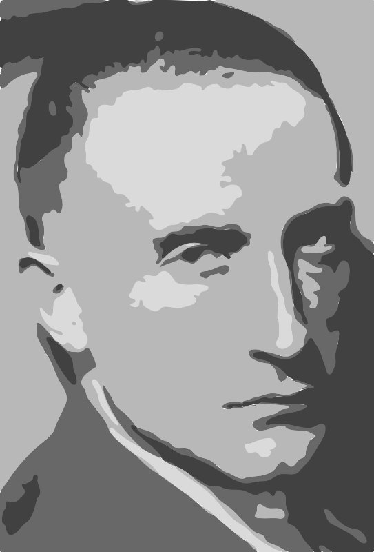 Stencil of Marcel Duchamp