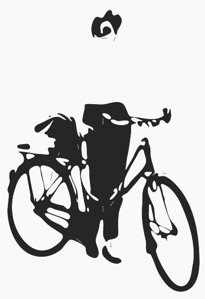 Stencil of Bicycle