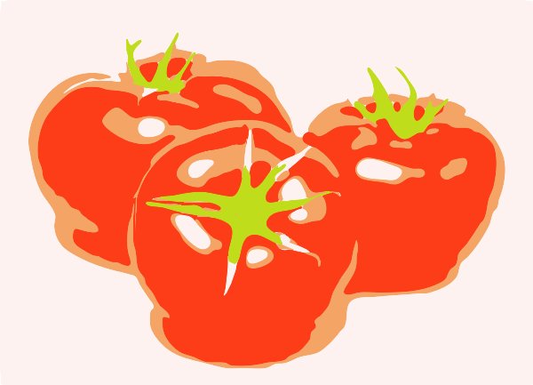 Stencil of Tomatoes