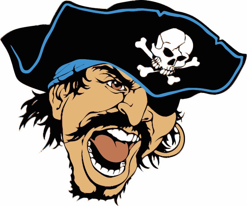 Stencil of Pirate