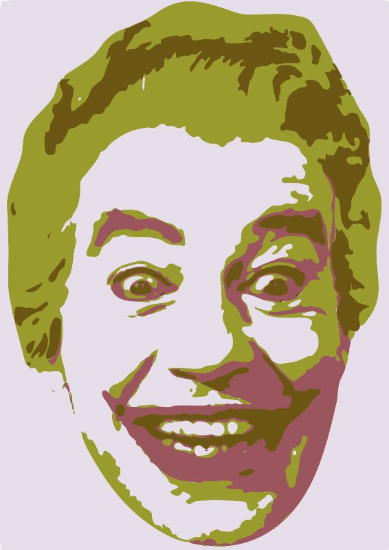 Stencil of 60s Joker