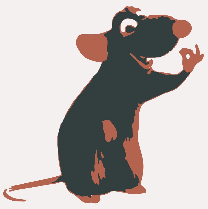 Stencil of Ratatouille