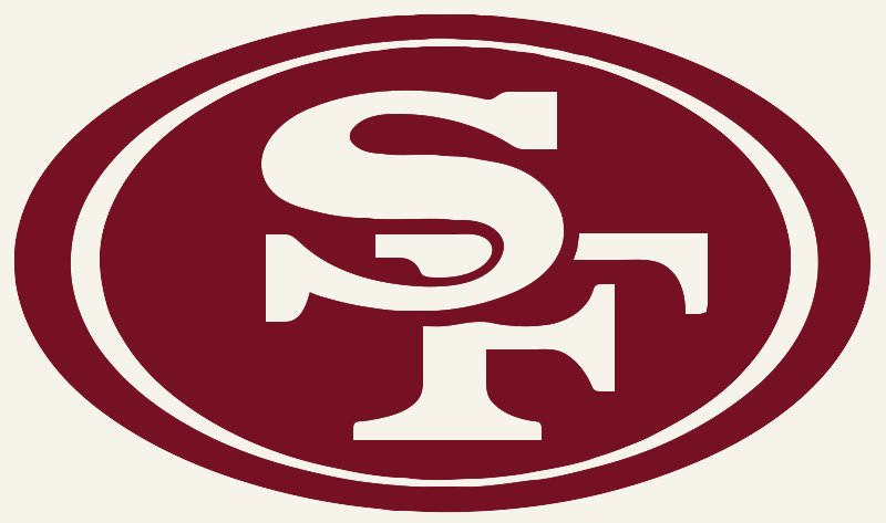 Stencil of 49ers