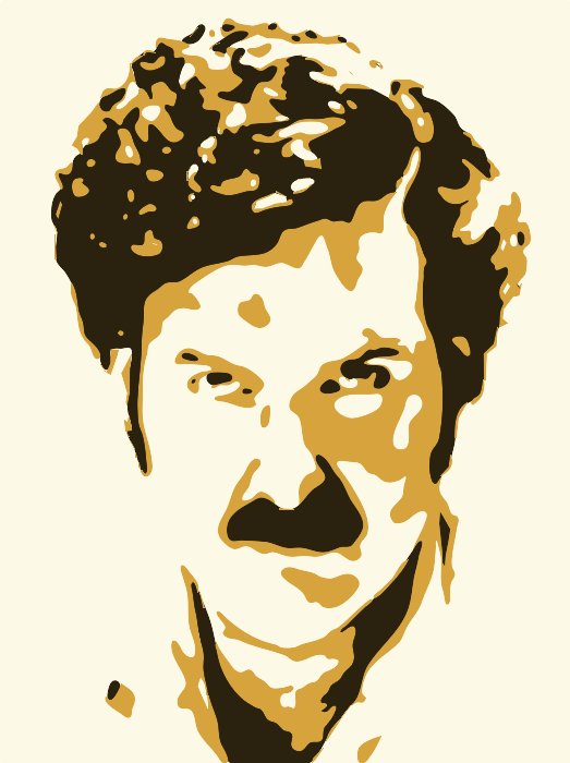 Stencil of Pablo Escobar