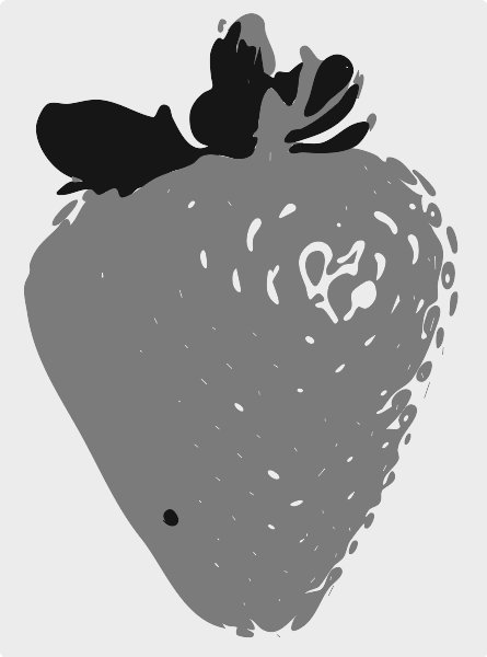 Stencil of Strawberry