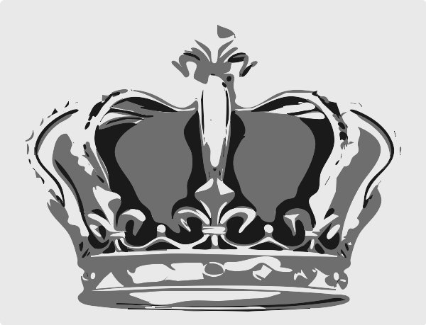 Stencil of Crown