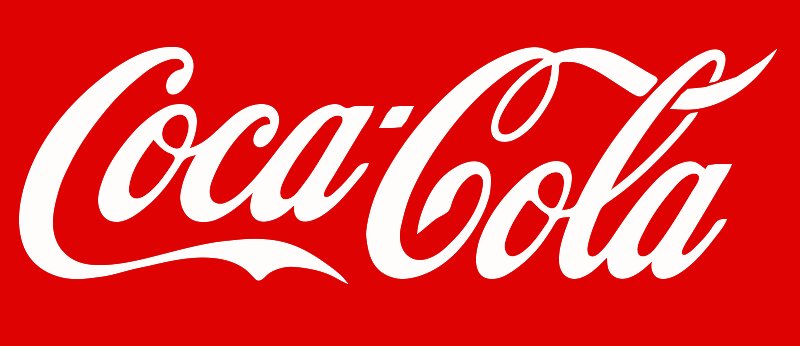 Stencil of Coca-Cola Logo