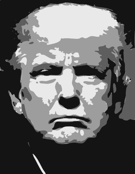 Stencil of Donald Trump Apprentice