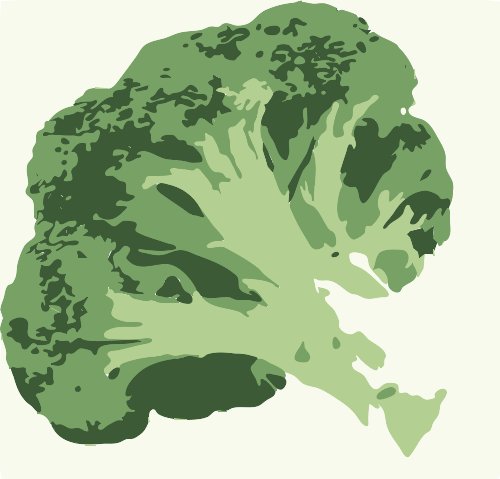 Stencil of Broccoli