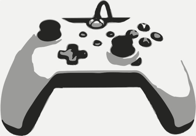 Stencil of XBox Game Controller