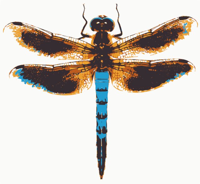 Stencil of Dragonfly