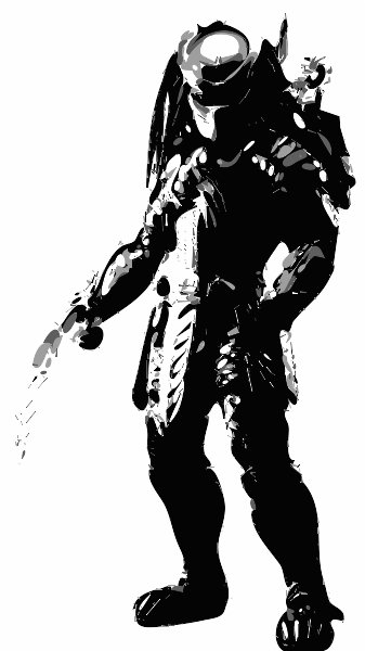 Stencil of Predator