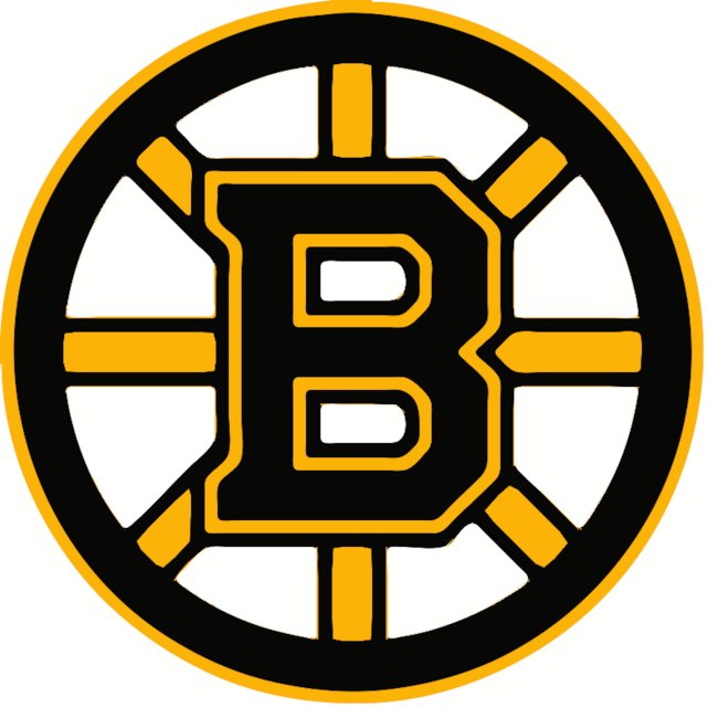Stencil of Boston Bruins