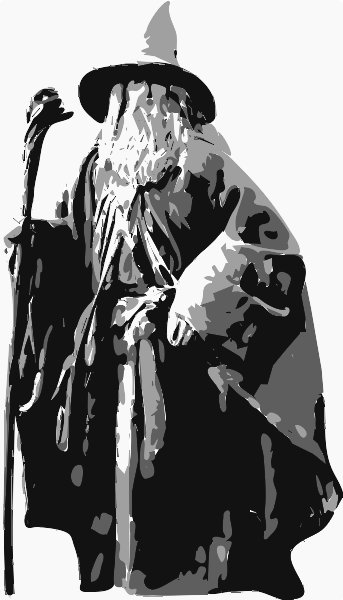 Stencil of Gandalf