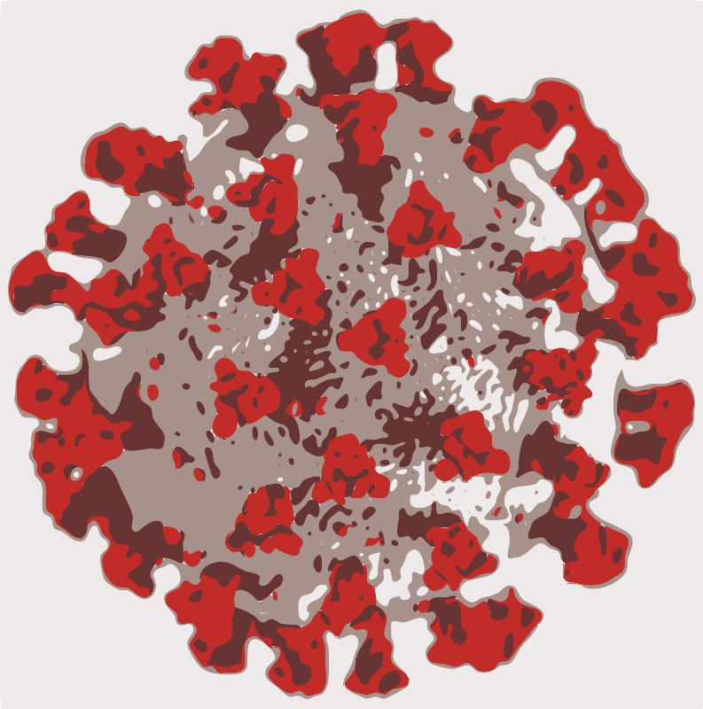 Stencil of Coronavirus