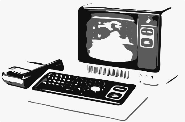 Stencil of TRS-80
