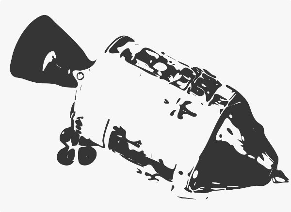 Stencil of Command Module