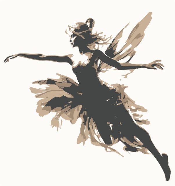 Stencil of Fairy