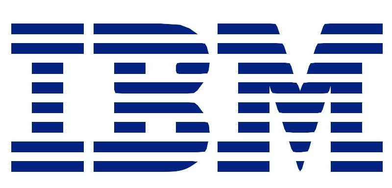 Stencil of IBM Logo