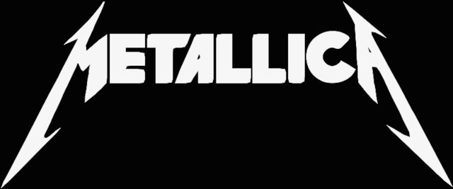 Stencil of Metallica