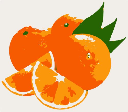 Stencil of Orange