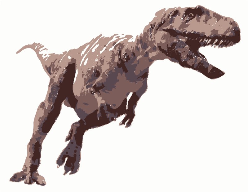 Stencil of T-Rex