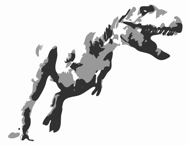 Stencil of T-Rex