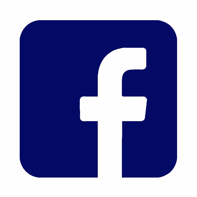 Stencil of Facebook Logo
