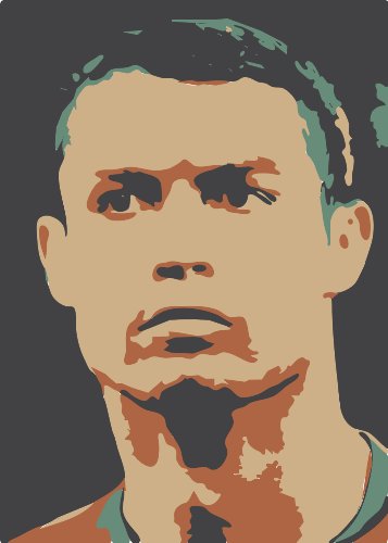 Stencil of Cristiano Ronaldo