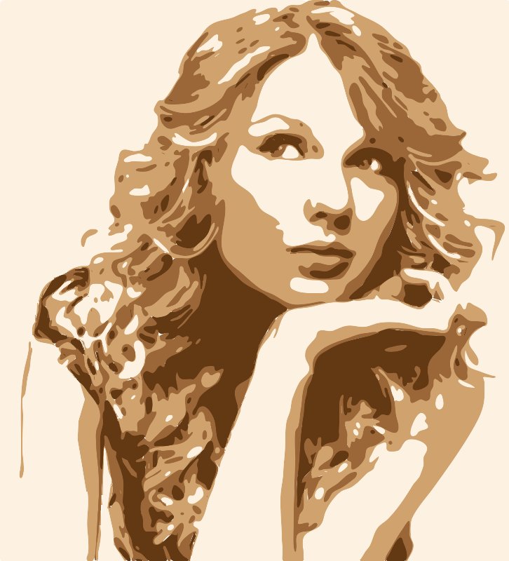 Stencil of Taylor Swift