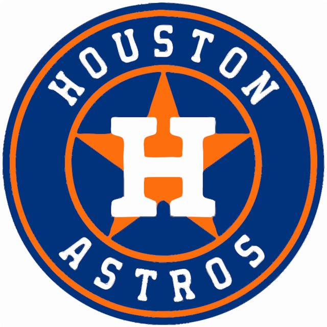 Stencil of Houston Astros