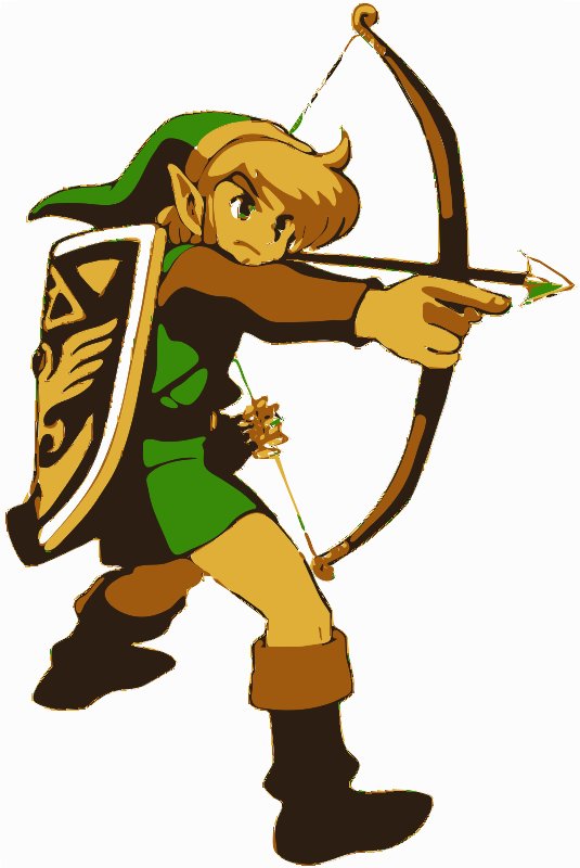 Stencil of Zelda