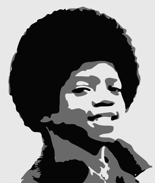 Stencil of Young Michael Jackson