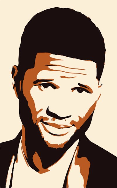 Stencil of Usher
