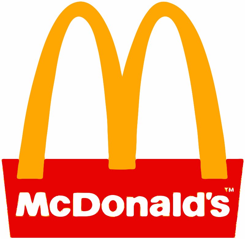 Stencil of McDonald's Logo