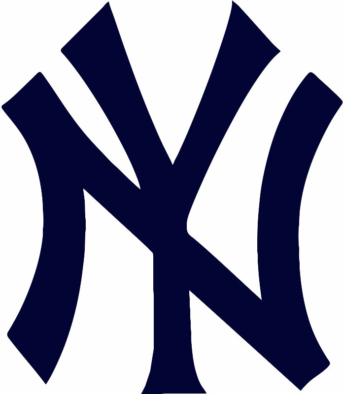 Stencil of Yankees