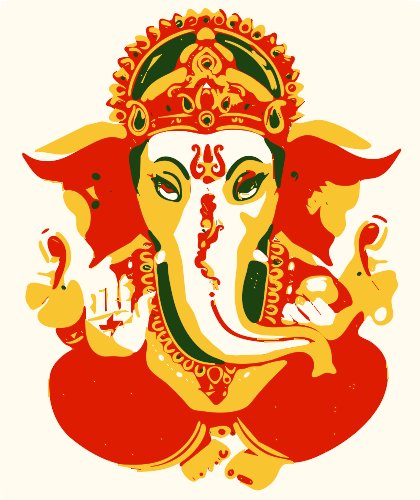 Stencil of Ganesha