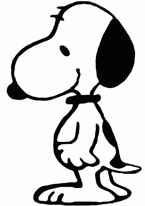 Stencil of Snoopy