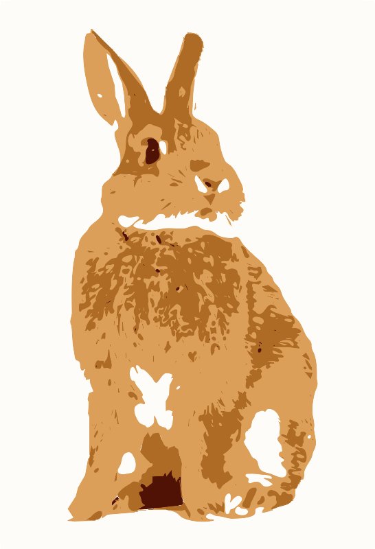 Stencil of Rabbit