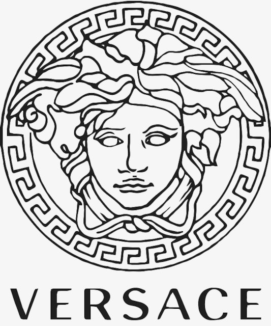 Stencil of Versace