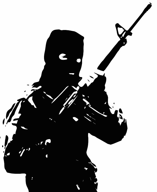 Stencil of Shooter